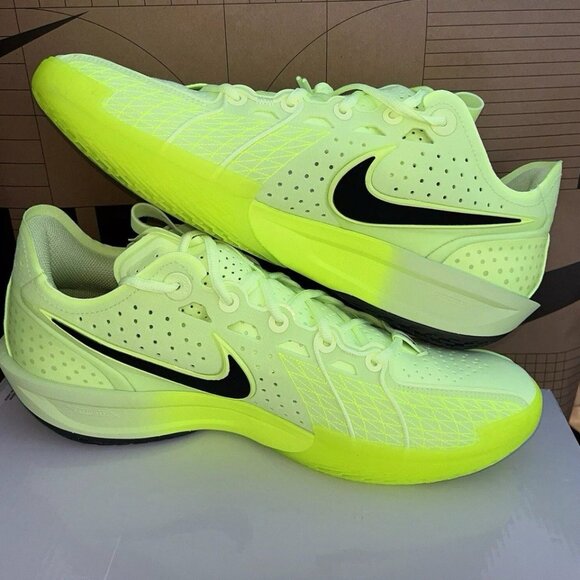 NEW Nike G.T. Cut 3 “Illusionist” Barely Volt Black DV2913-700 Men Size 7.5